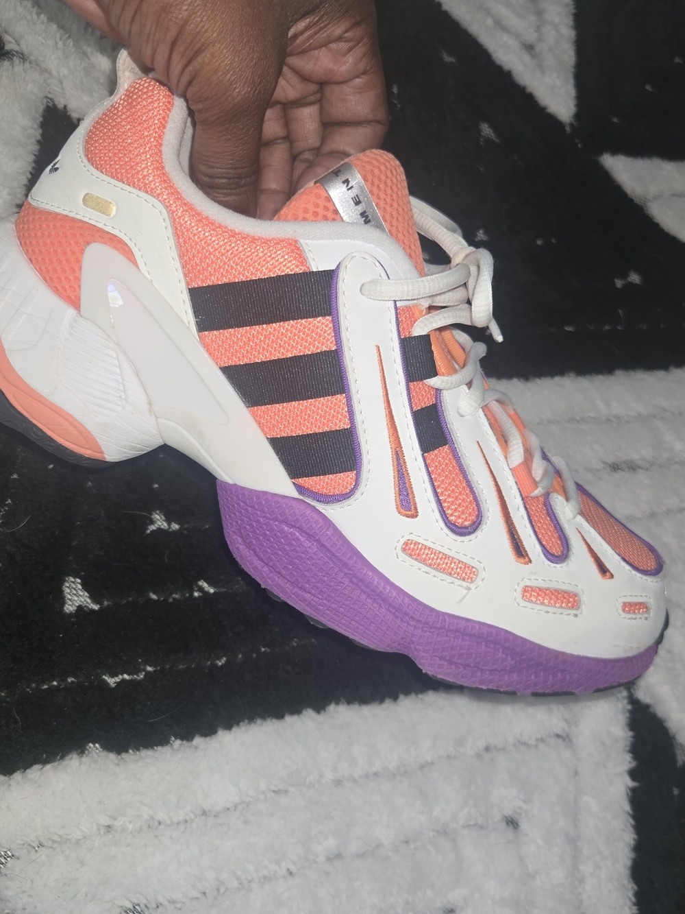 adidas Orange & Purple Men's Running Sneakers